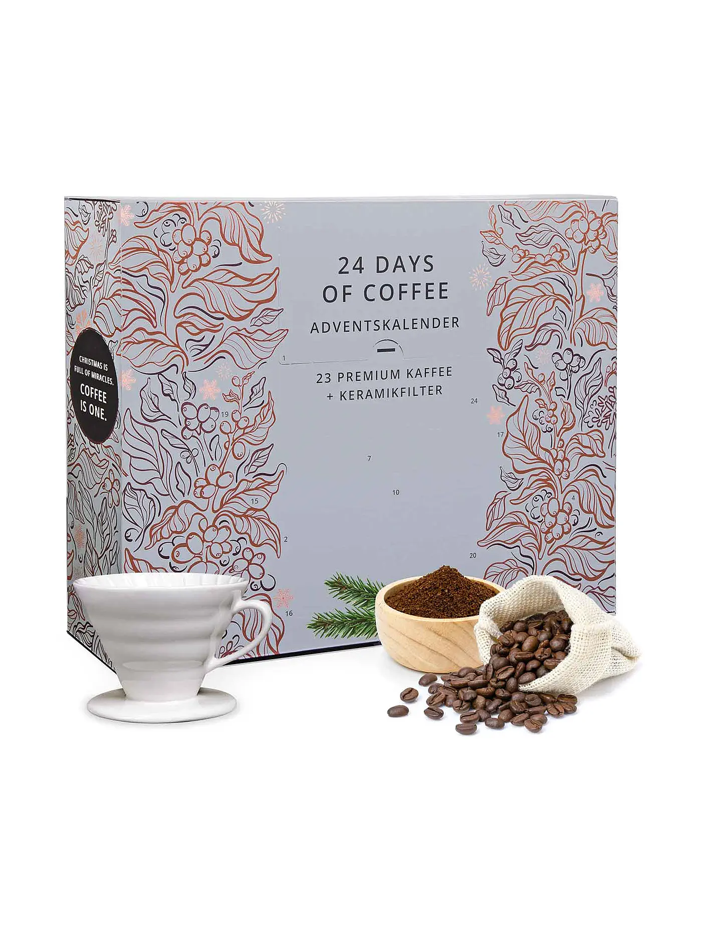 ENGLISH TEA SHOP | Adventkalender Filterkaffee inkl. Filter 23+1 | 